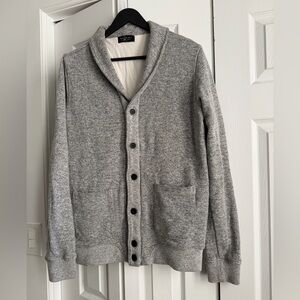 Velvet by Graham & Spencer Gray Cardigan Sweater